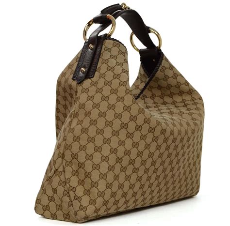 gucci monogram canvas tote bag|Gucci monogram hobo bag.